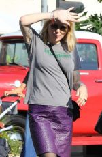 COURTNEY LOVE Out in Melrose Place in West Hollywood 11/08/2018