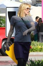 COURTNEY LOVE Out in Melrose Place in West Hollywood 11/08/2018