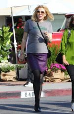 COURTNEY LOVE Out in Melrose Place in West Hollywood 11/08/2018