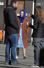DAKOTA FANNING on the Set of Sweetness in the Belly in Dublin 11/01/2018
