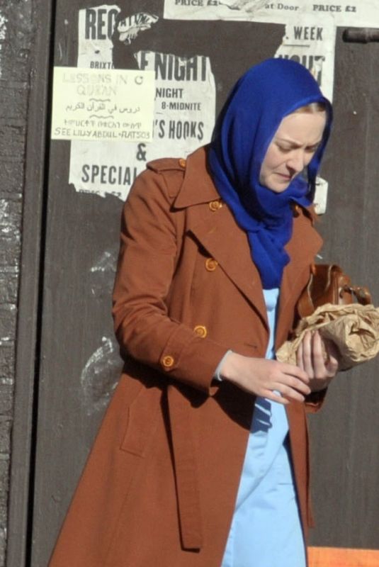 DAKOTA FANNING on the Set of Sweetness in the Belly in Dublin 11/01/2018