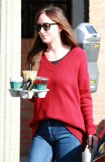 DAKOTA JOHNSON at Alfred Coffee in Los Angeles 11/27/2018