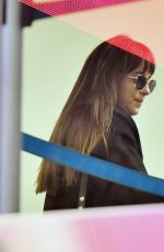 DAKOTA JOHNSON at Los Angeles International Airport 11/17/2018