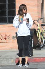 DAKOTA JOHNSON Heading to a Gym in Los Angeles 11/26/2018
