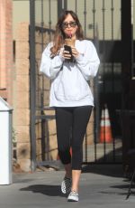 DAKOTA JOHNSON Heading to a Gym in Los Angeles 11/26/2018