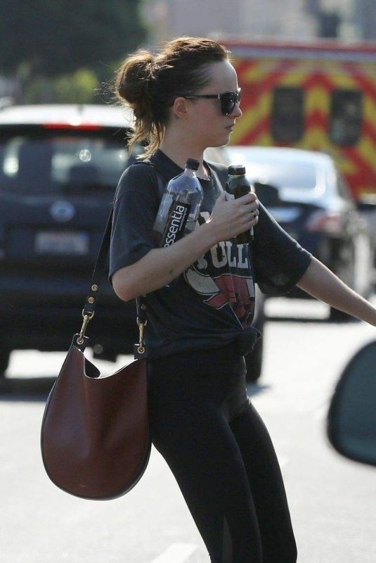 DAKOTA JOHNSON Leaves Her Yoga Class in Los Angeles 11/10/2018