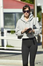 DAKOTA JOHNSON Leaves Pilates Class in Los Angeles 11/06/2018