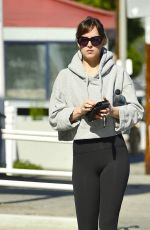 DAKOTA JOHNSON Leaves Pilates Class in Los Angeles 11/06/2018