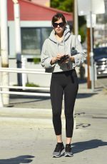 DAKOTA JOHNSON Leaves Pilates Class in Los Angeles 11/06/2018