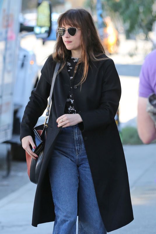 DAKOTA JOHNSON Out for a Lunch in Los Angeles 11/19/2018