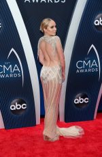DANIELLE BRADBERY at 2018 CMA Awards in Nashville 11/14/2018