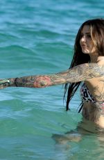DARYLLE SARGEANT in Bikini on Vacation in Span 10/26/2018