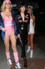 DELILAH and AMELIA HAMLIN at Travis Scott Halloween Bash in West Hollywood 10/31/2018