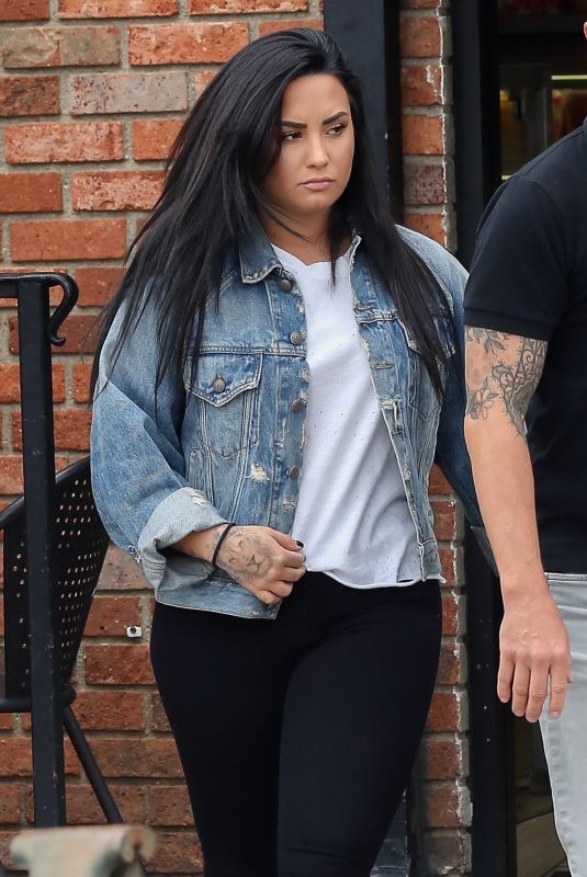 DEMI LOVATO Out and About in Los Angeles 11/07/2018