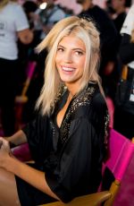 DEVON WINDSOR on the Backstage of Victoria’s Secret Fashion Show in New York 11/08/2018