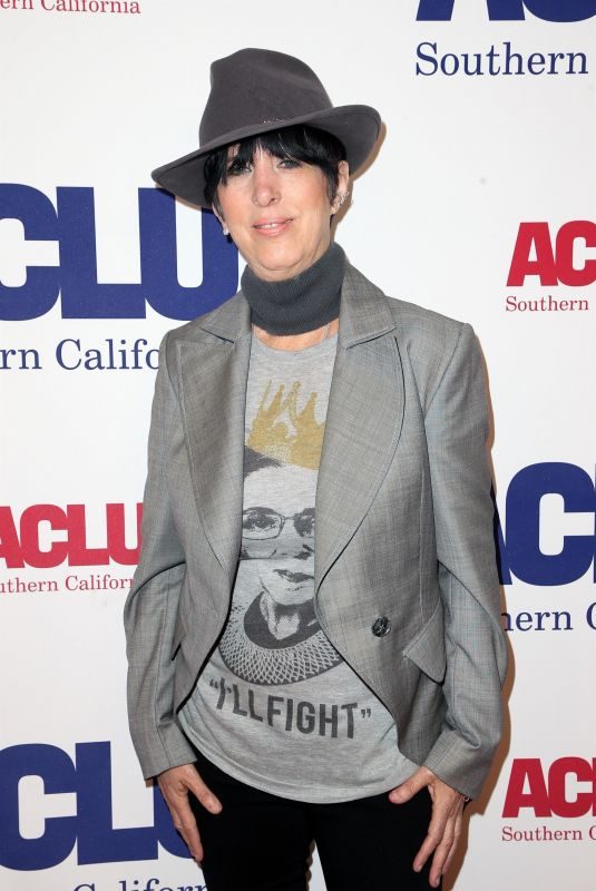 DIANE WARREN at Aclu Bill of Rights Dinner in Beverly Hills 11/11/2018
