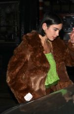 DUA LIPA and BEBE REXXHA Out for Dinner in London 11/23/2018