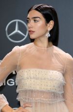 DUA LIPA at 2018 Bambi Awards in Berlin 11/16/2018