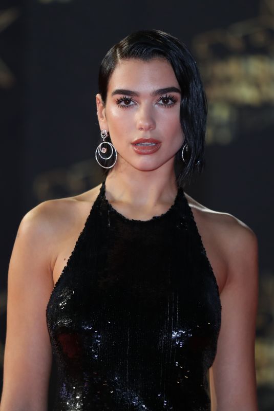 DUA LIPA at NRJ Music Awards 2018 in Cannes 11/10/2018