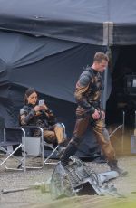 EIZA GONZALEZ on the Set of King Kong vs Godzilla in Honolulu 11/15/2018