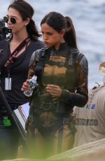 EIZA GONZALEZ on the Set of King Kong vs Godzilla in Honolulu 11/15/2018