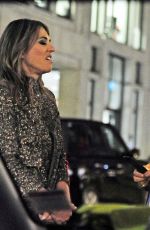 ELIZABETH HURLEY Night Out in London 11/09/2018