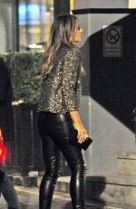 ELIZABETH HURLEY Night Out in London 11/09/2018