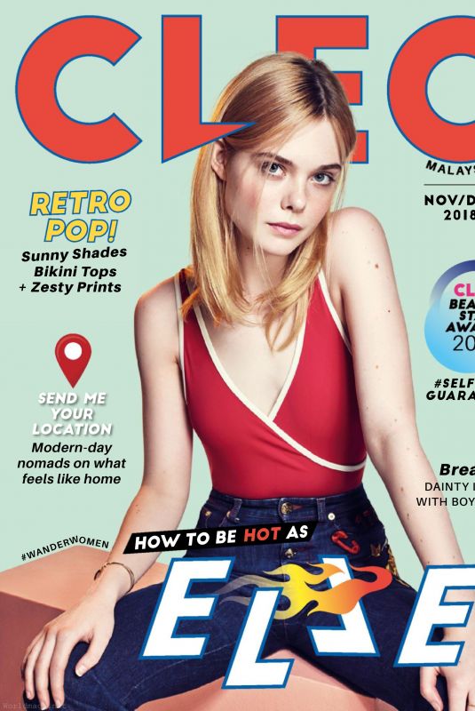 ELLE FANNING in Cleo Magazine, Malaysia November/December 2018