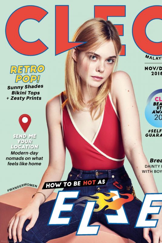 ELLE FANNING in Cleo Magazine, Malaysia November/December 2018