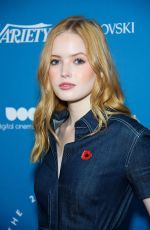 ELLIE BAMBER at British Independent Film Awards Nominations in London 10/31/2018