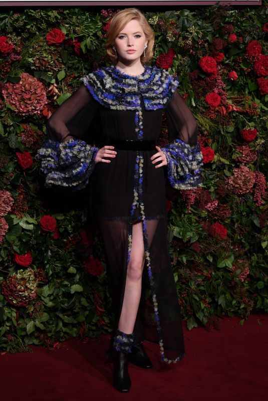 ELLIE BAMBER at Evening Standard Theatre Awards 2018 in London 11/18/2018