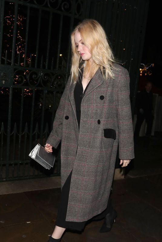 ELLIE BAMBER Leaves The Fayre Of St James’s Christmas Concert in London 11/28/2018