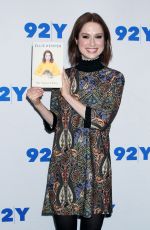 ELLIE KEMPER at 92Y Promotes Her My Squirrel Days Book in New York 11/26/2018
