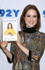 ELLIE KEMPER at 92Y Promotes Her My Squirrel Days Book in New York 11/26/2018