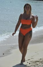ELLIE YOUNG in Bikini at a Beach in Magaluf 11/07/2018