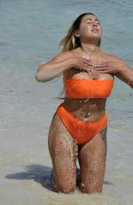ELLIE YOUNG in Bikini at a Beach in Magaluf 11/07/2018