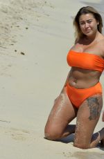 ELLIE YOUNG in Bikini at a Beach in Magaluf 11/07/2018
