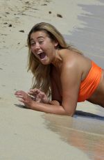 ELLIE YOUNG in Bikini at a Beach in Magaluf 11/07/2018