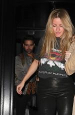 ELLLIE GOULDING Leaves Ruya Restaurant in London 11/10/2018