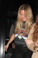 ELLLIE GOULDING Leaves Ruya Restaurant in London 11/10/2018