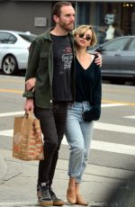 EMILIA CLARKE and Charlie McDowel Out in Venice Beach 11/04/2018