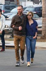 EMILIA CLARKE and Charlie McDowel Out in Venice Beach 11/10/2018