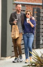 EMILIA CLARKE and Charlie McDowel Out in Venice Beach 11/10/2018
