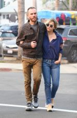 EMILIA CLARKE and Charlie McDowel Out in Venice Beach 11/10/2018