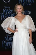 EMILY BLUNT at Mary Poppins Returns Premiere in Hollywood 11/29/2018