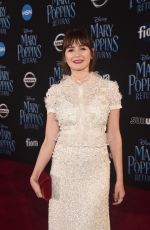 EMILY MORTIMER at Mary Poppins Returns Premiere in Hollywood 11/29/2018