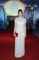 EMILY MORTIMER at Mary Poppins Returns Premiere in Hollywood 11/29/2018