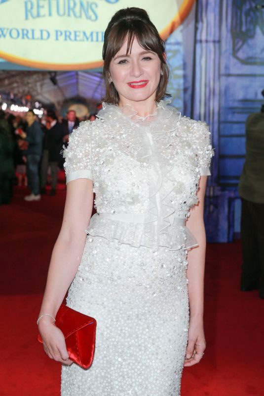 EMILY MORTIMER at Mary Poppins Returns Premiere in Hollywood 11/29/2018