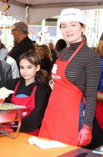 EMMA KENNEY at Los Angeles Mission Thanksgiving Event 11/21/2018