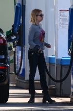 EMMA ROBERTS at a Gas Station in Hollywood 11/30/2018
